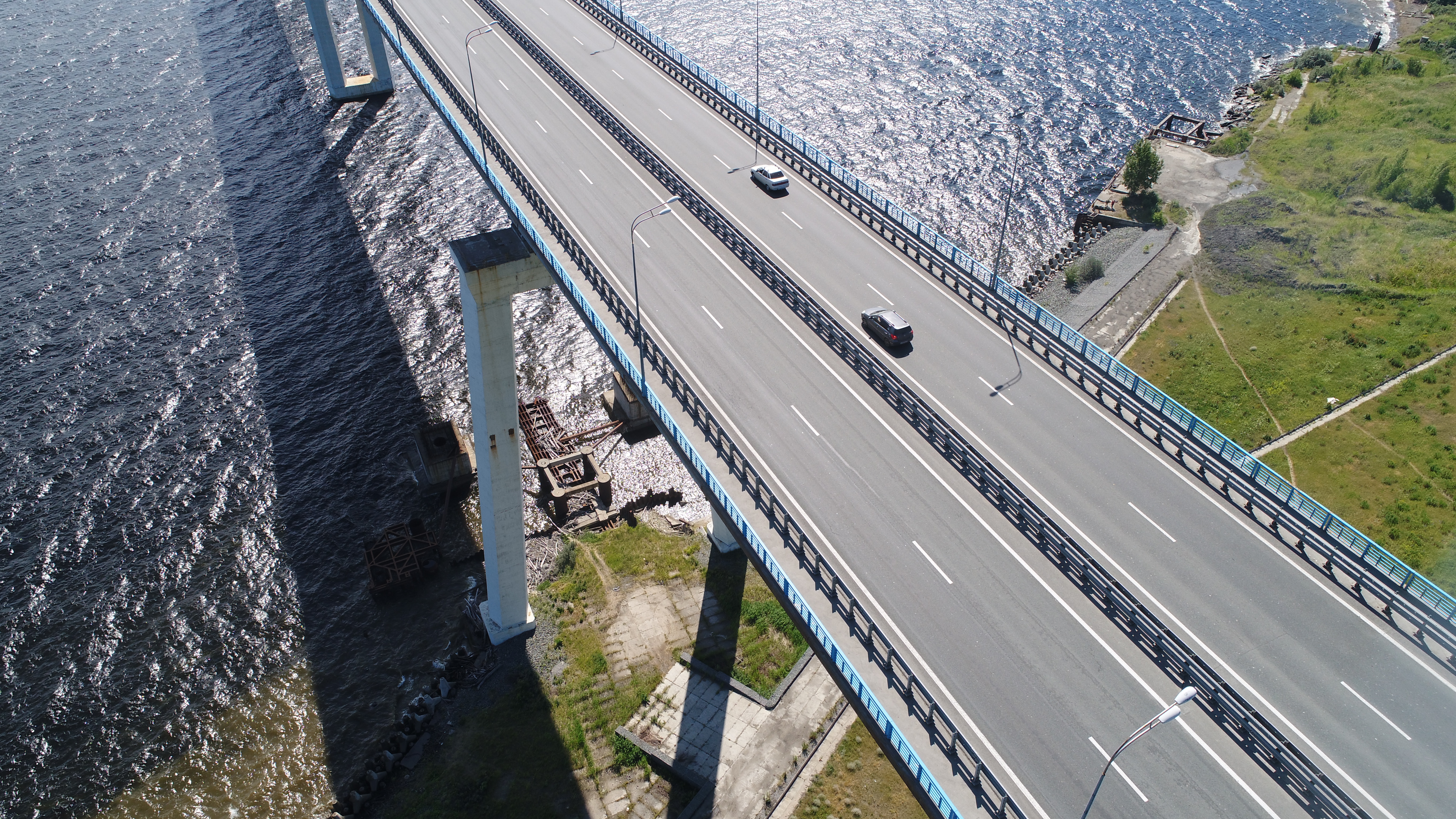 Ульяновск новый мост через Волгу